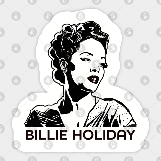 Bille Holiday Sticker by UrbanLifeApparel
